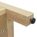 Meuble de rangement buffet en rotin style bohème avec cadre en bois massif