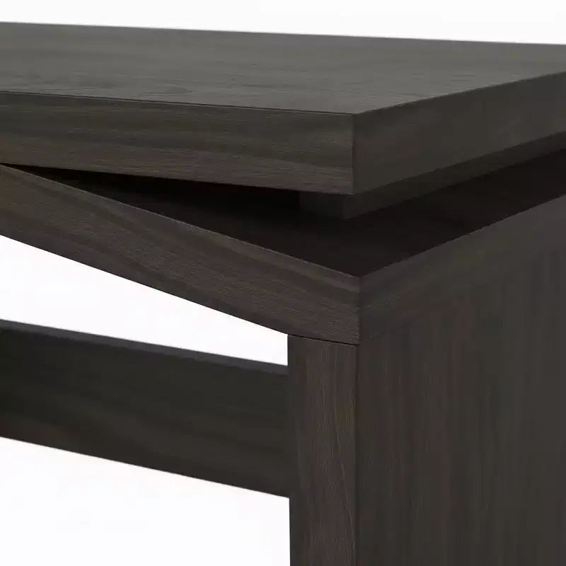 Table basse moderne à plateau fendu, facile à assembler