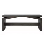 Table basse moderne à plateau fendu, facile à assembler