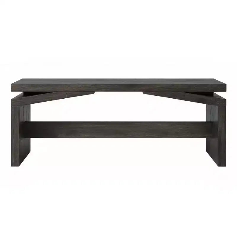 Table basse moderne à plateau fendu, facile à assembler