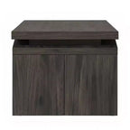 Table basse moderne à plateau fendu, facile à assembler