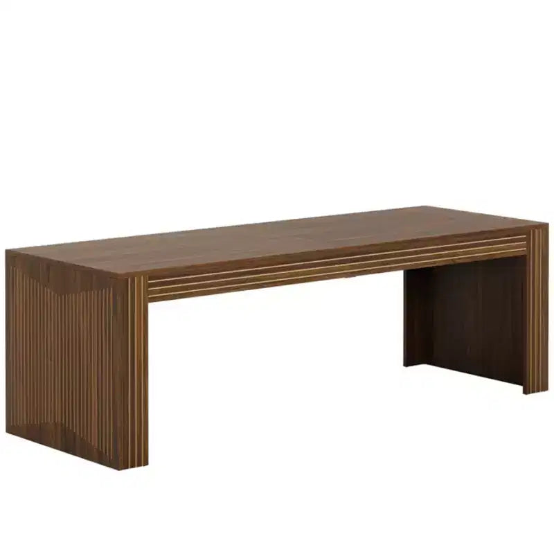 Bureau de direction en bois rustique 79 pouces