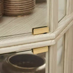 Meuble de rangement de cuisine en MDF, 2 portes, 2 étagères réglables