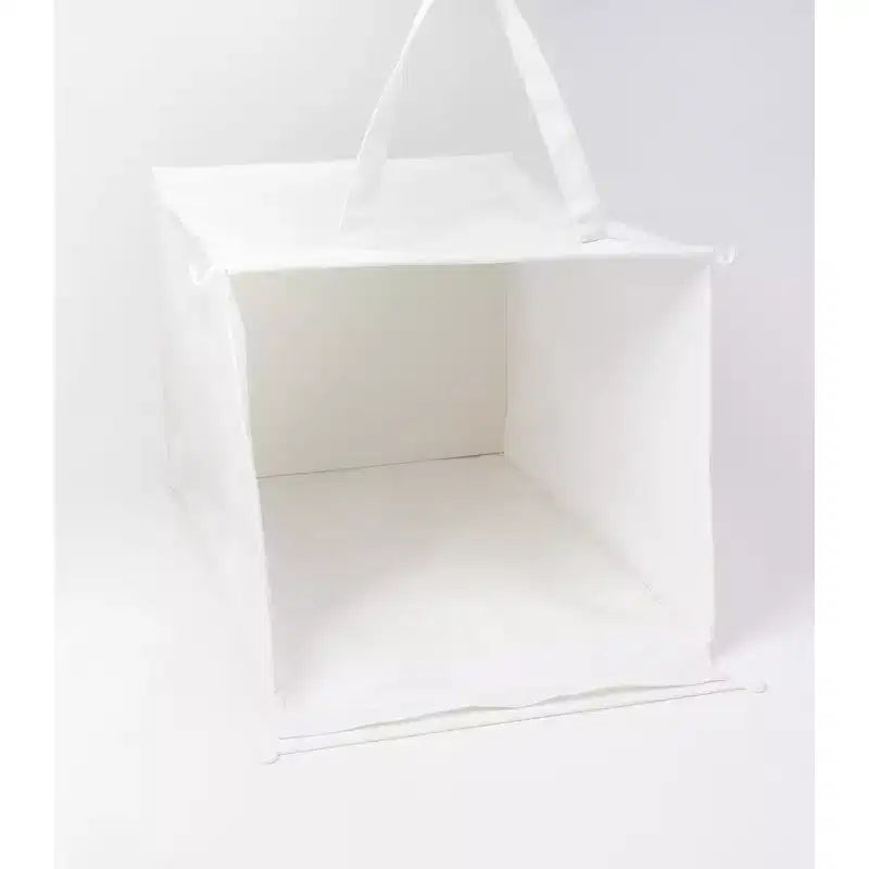 Panier à linge avec doublure en coton - Deux tailles - Acier + Coton
