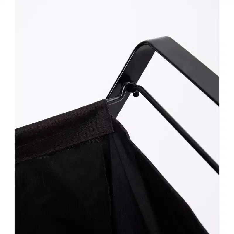 Panier à linge avec doublure en coton - Deux tailles - Acier + Coton