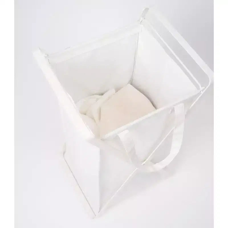 Panier à linge avec doublure en coton - Deux tailles - Acier + Coton