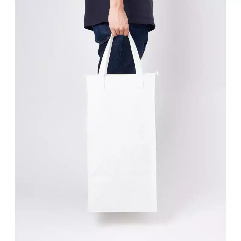Panier à linge avec doublure en coton - Deux tailles - Acier + Coton