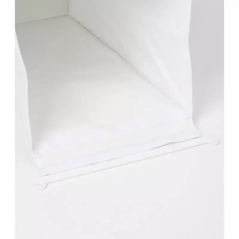 Panier à linge avec doublure en coton - Deux tailles - Acier + Coton