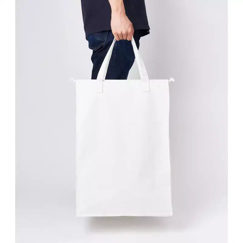 Panier à linge avec doublure en coton - Deux tailles - Acier + Coton